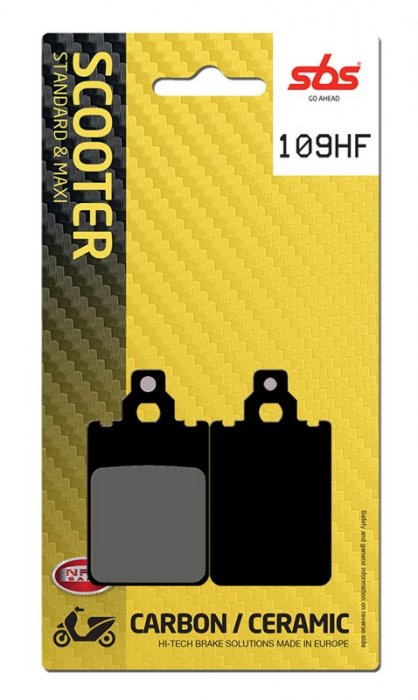 SBS - placute frana 109HF [607HF] - Scooter [Ceramic] [1]
