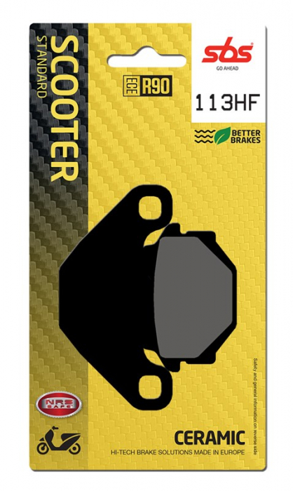 SBS - placute frana 113HF [651HF] - Scooter [Ceramic] [1]