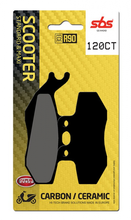 SBS - placute frana 120CT - Scooter [Carbon / Ceramic] [1]