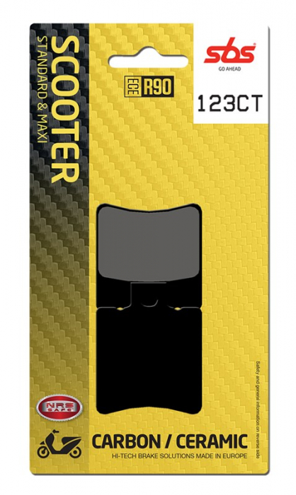 SBS - placute frana 123CT - Scooter [Carbon / Ceramic] [1]