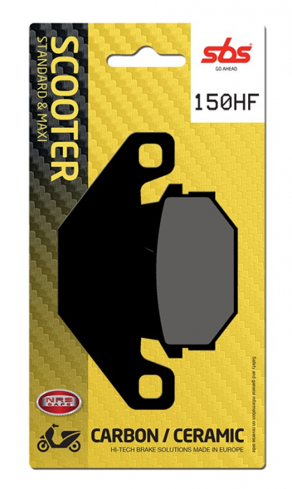 SBS - placute frana 150HF [745HF] - Scooter [Ceramic] [1]