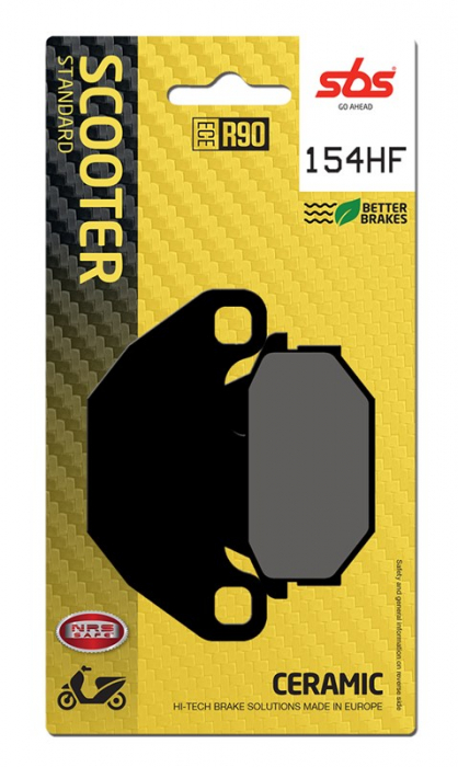 SBS - placute frana 154HF [749HF] - Scooter [Ceramic] [1]