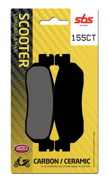 SBS - placute frana 155CT - Scooter [Carbon / Ceramic] [1]