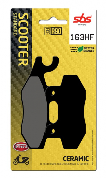 SBS - placute frana 163HF [713HF] - Scooter [Ceramic] [1]