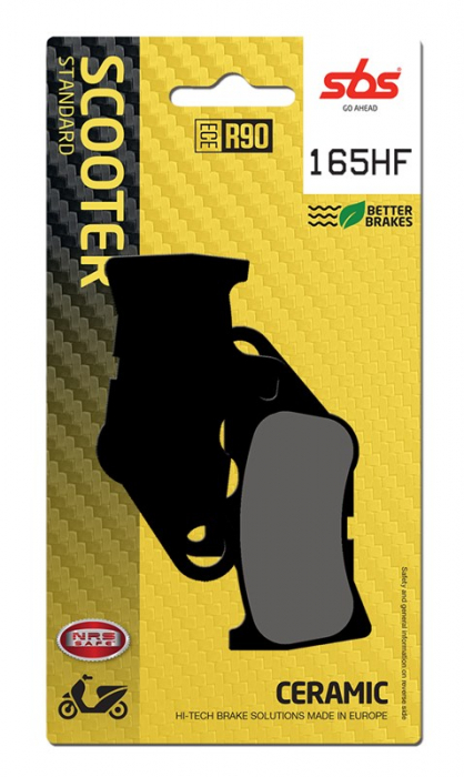 SBS - placute frana 165HF [764HF] - Scooter [Ceramic] [1]