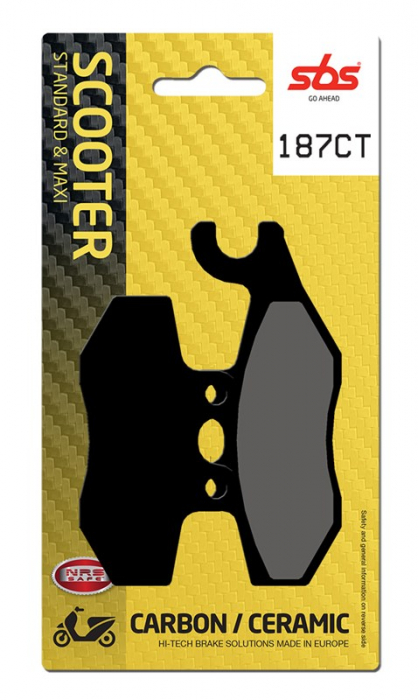 SBS - placute frana 187CT - Scooter [Carbon / Ceramic] [1]
