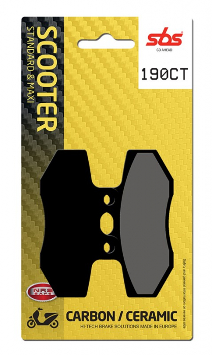 SBS - placute frana 190CT - Scooter [Carbon / Ceramic] [1]