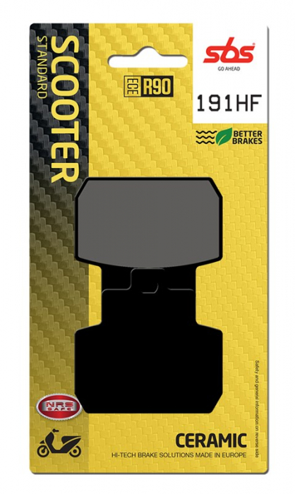 SBS - placute frana 191HF [831LF] - Scooter [Ceramic] [1]