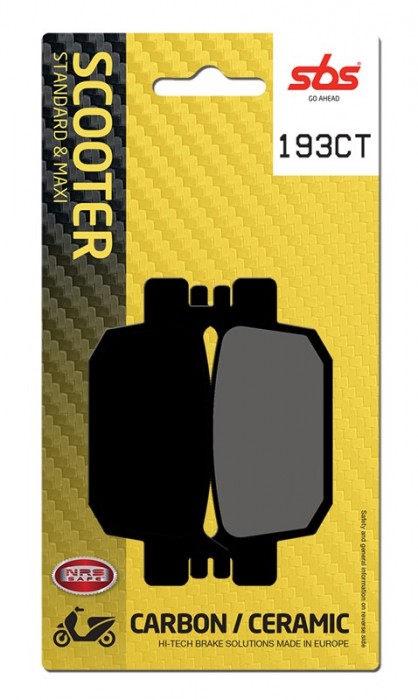 SBS - placute frana 193CT - Scooter [Carbon / Ceramic] [1]