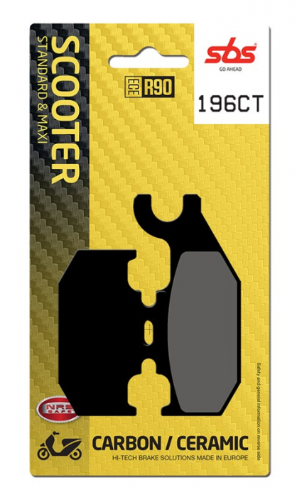 SBS - placute frana 196CT - Scooter [Carbon / Ceramic] [1]