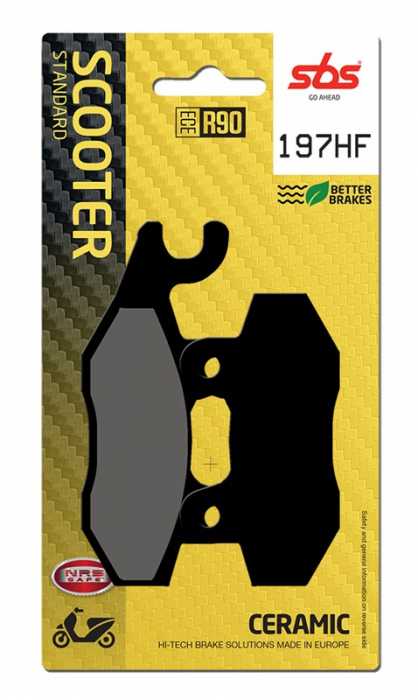 SBS - placute frana 197HF - Scooter [Ceramic] [1]