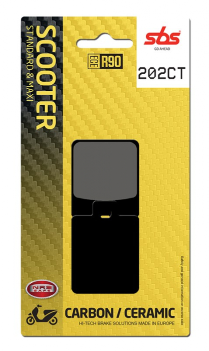 SBS - placute frana 202CT - Scooter [Carbon / Ceramic] [1]