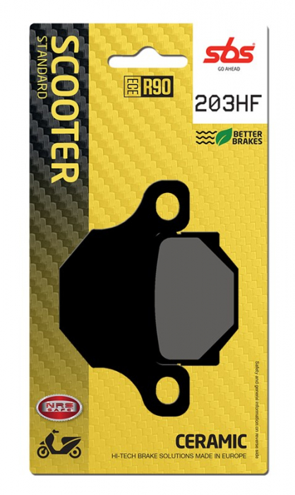 SBS - placute frana 203HF - Scooter [Ceramic] [1]