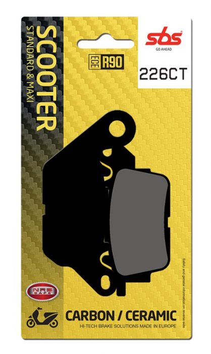 SBS - placute frana 226CT - Scooter [Carbon / Ceramic] [1]