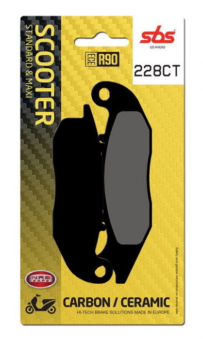 SBS - placute frana 228CT - Scooter [Carbon / Ceramic] [1]
