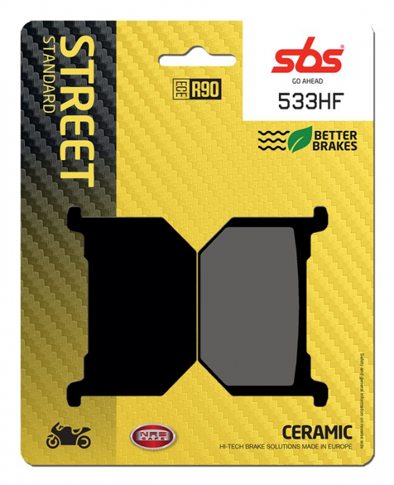 SBS - placute frana 533HF - Street [Ceramic] [1]