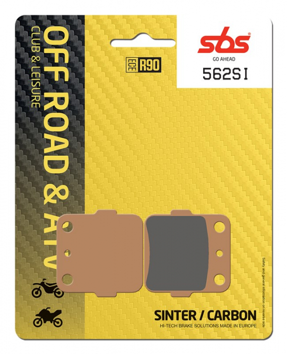 SBS - placute frana 562SI - Offroad & ATV [Sinter / Carbon] [1]