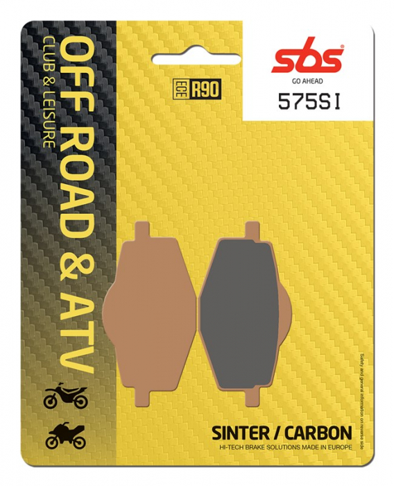 SBS - placute frana 575SI - Offroad & ATV [Sinter / Carbon] [1]