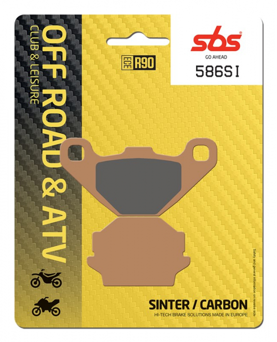SBS - placute frana 586SI - Offroad & ATV [Sinter / Carbon] [1]