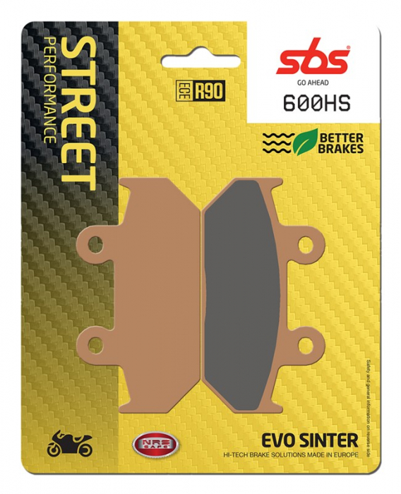 SBS - placute frana 600HS - Street [Sinter] [1]