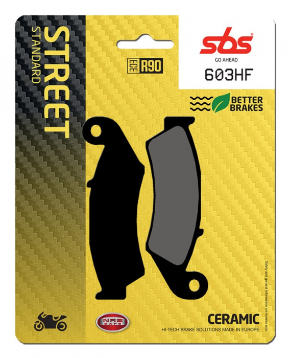 SBS - placute frana 603HF [139HF] - Street [Ceramic] [1]