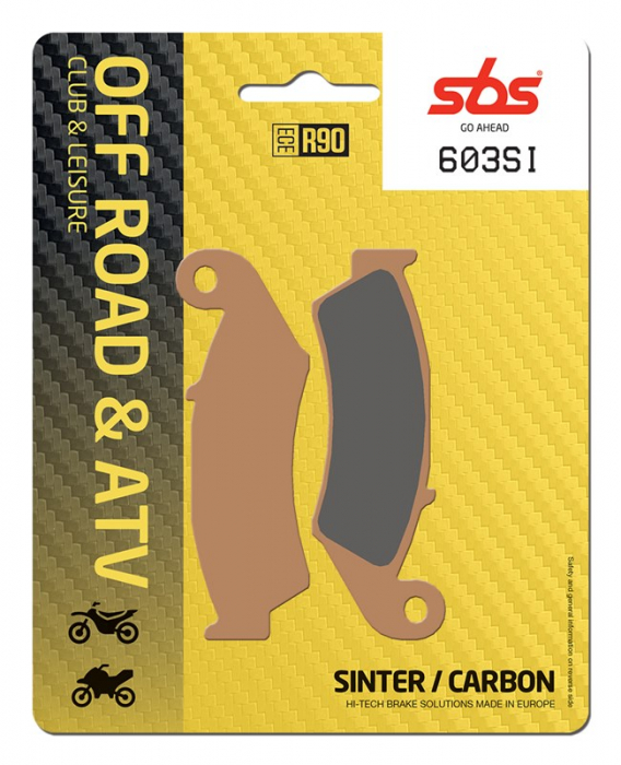 SBS - placute frana 603SI - Offroad & ATV [Sinter / Carbon] [1]