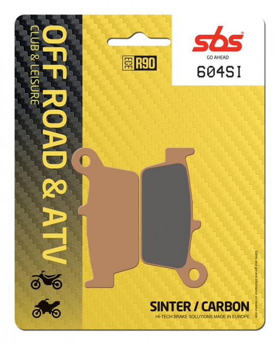 SBS - placute frana 604SI - Offroad & ATV [Sinter / Carbon] [1]
