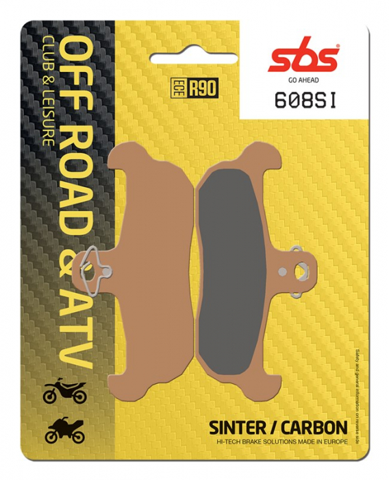 SBS - placute frana 608SI - Offroad & ATV [Sinter / Carbon] [1]