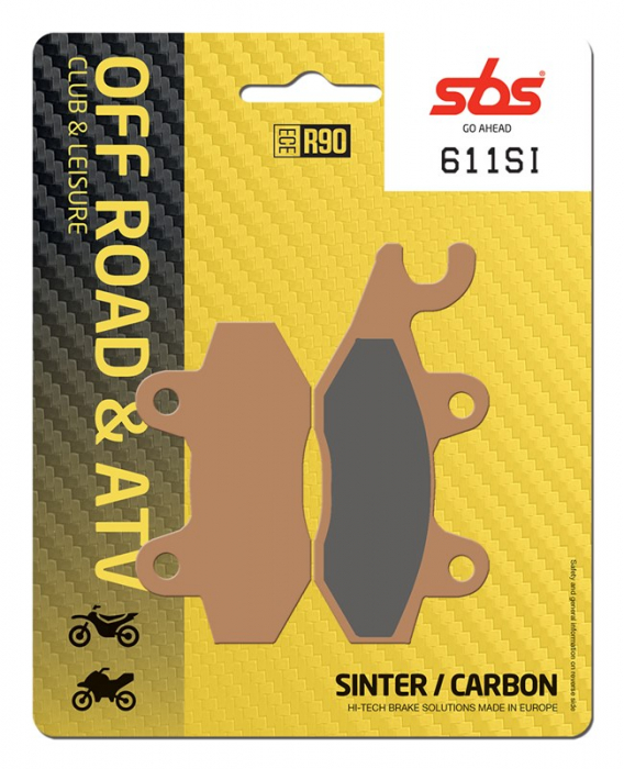 SBS - placute frana 611SI - Offroad & ATV [Sinter / Carbon] [1]