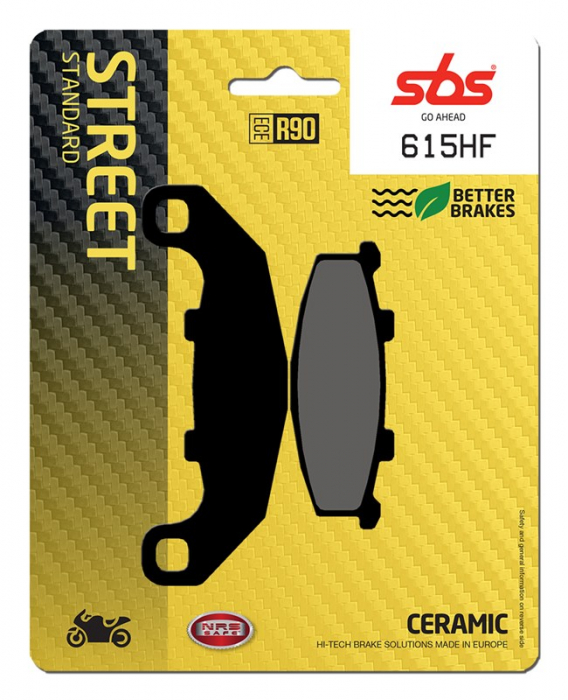 SBS - placute frana 615HF - Street [Ceramic] [1]