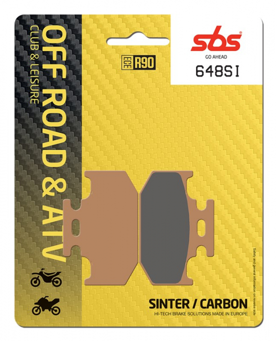 SBS - placute frana 648SI - Offroad & ATV [Sinter / Carbon] [1]