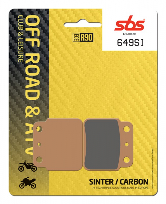 SBS - placute frana 649SI - Offroad & ATV [Sinter / Carbon] [1]