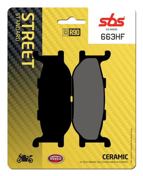 SBS - placute frana 663HF - Street [Ceramic] [1]