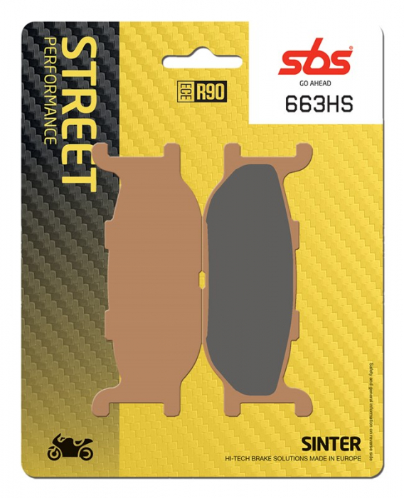 SBS - placute frana 663HS - Street [Sinter] [1]