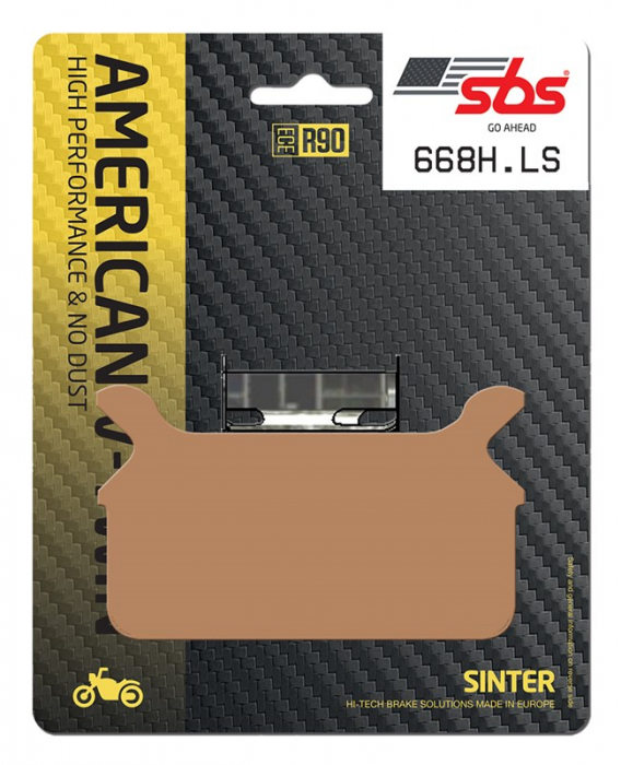 SBS - placute frana 668H.LS - American V-Twin [Sinter] [1]