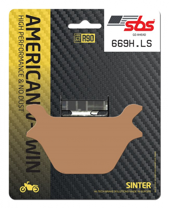 SBS - placute frana 669H.LS - American V-Twin [Sinter] [1]