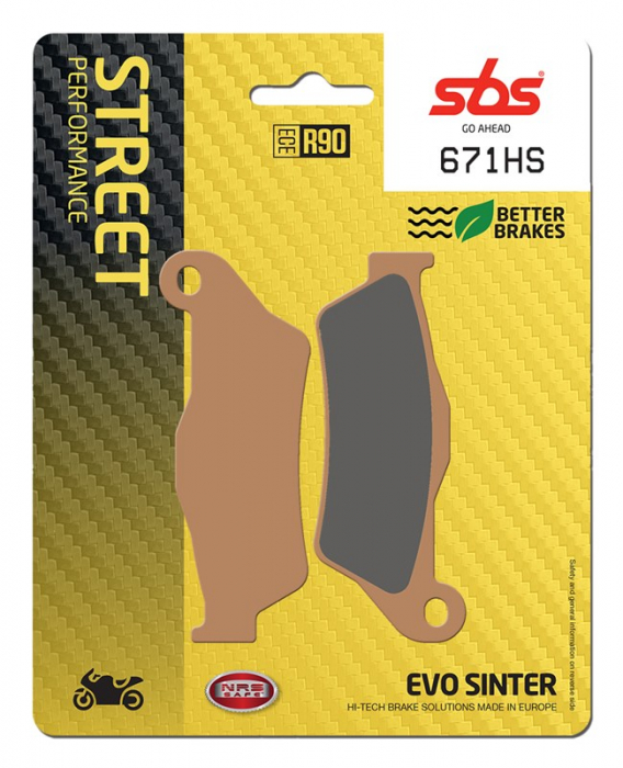 SBS - placute frana 671HS - Street [Sinter] [1]