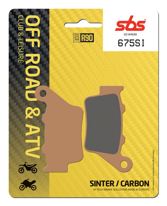 SBS - placute frana 675SI - Offroad & ATV [Sinter / Carbon] [1]