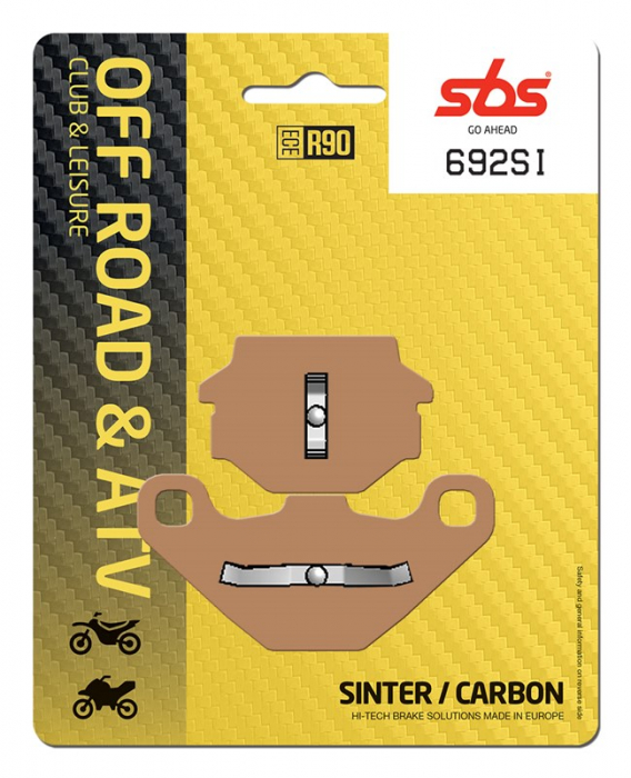 SBS - placute frana 692SI - Offroad & ATV [Sinter / Carbon] [1]