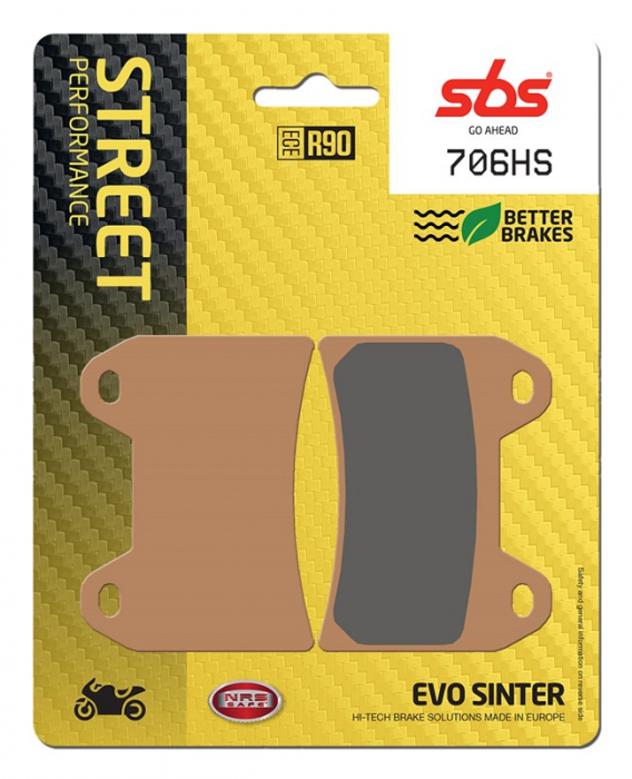 SBS - placute frana 706HS - Street [Sinter] [1]