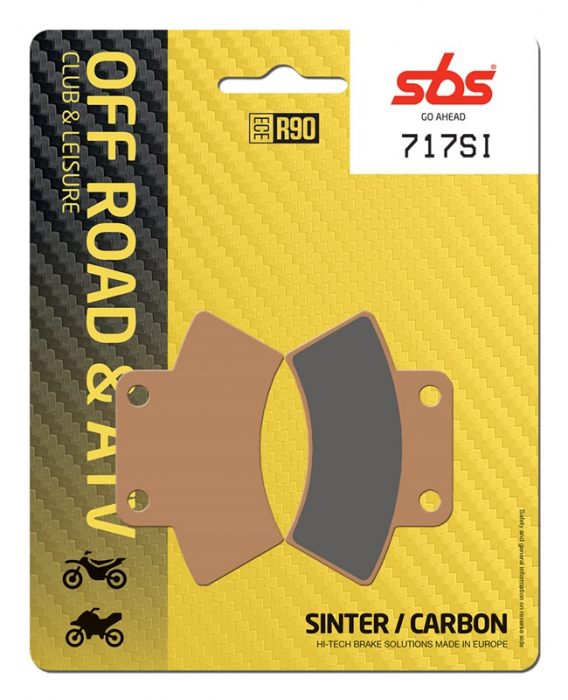 SBS - placute frana 717SI - Offroad & ATV [Sinter / Carbon] [1]