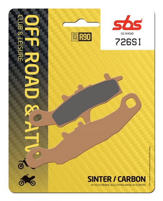 SBS - placute frana 726SI - Offroad & ATV [Sinter / Carbon] [1]