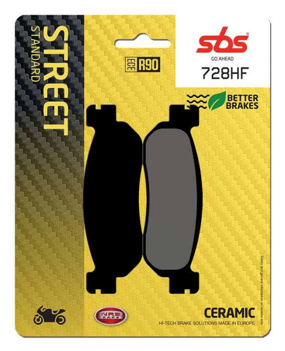 SBS - placute frana 728HF - Street [Ceramic] [1]