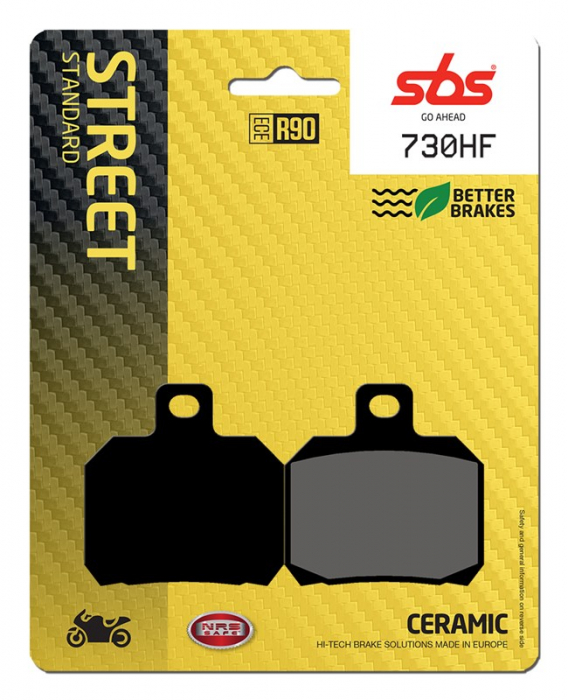 SBS - placute frana 730HF [157HF] - Street [Ceramic] [1]