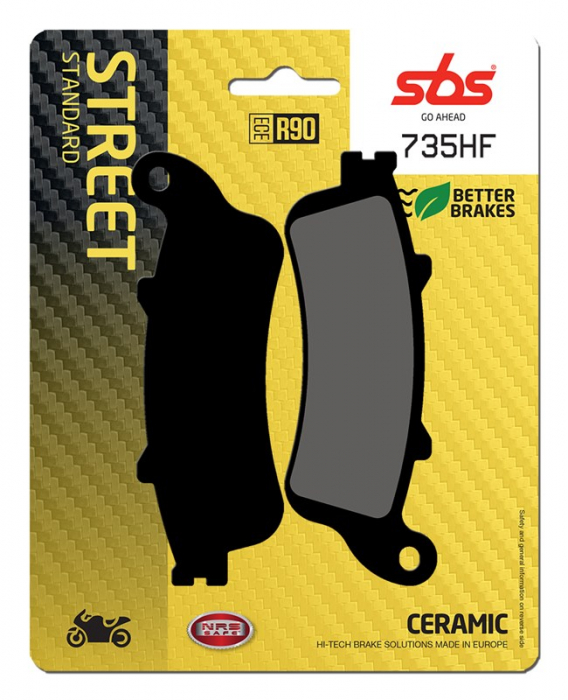 SBS - placute frana 735HF - Street [Ceramic] [1]