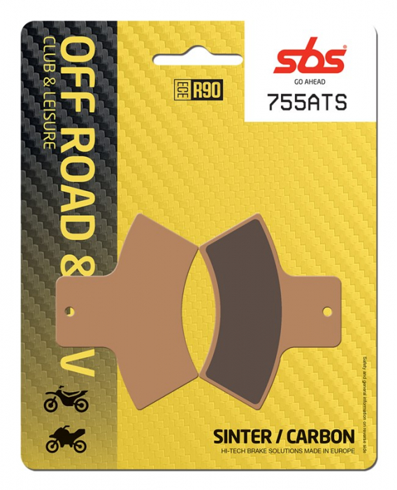 SBS - placute frana 755ATS - Offroad & ATV [Sinter / Carbon] [1]