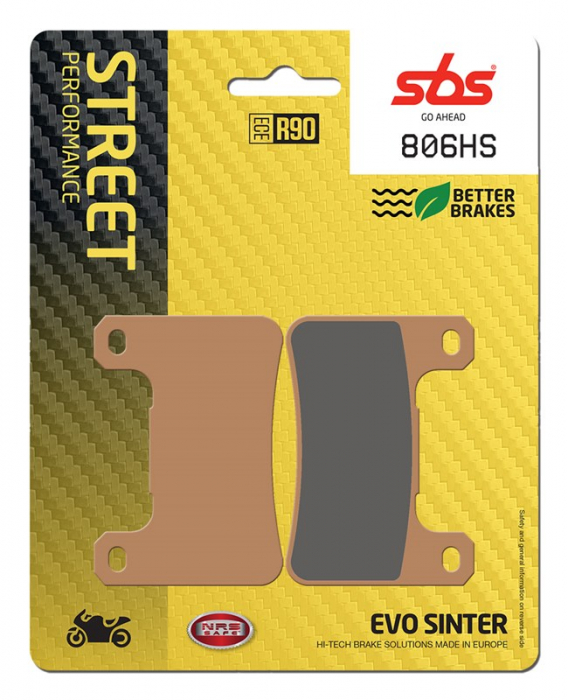SBS - placute frana 806HS - Street [Sinter] [1]