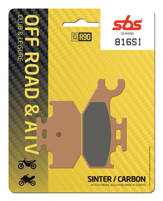 SBS - placute frana 816SI - Offroad & ATV [Sinter / Carbon] [1]