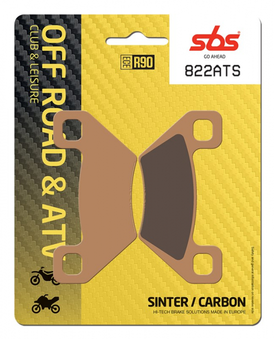 SBS - placute frana 822ATS - Offroad & ATV [Sinter / Carbon] [1]