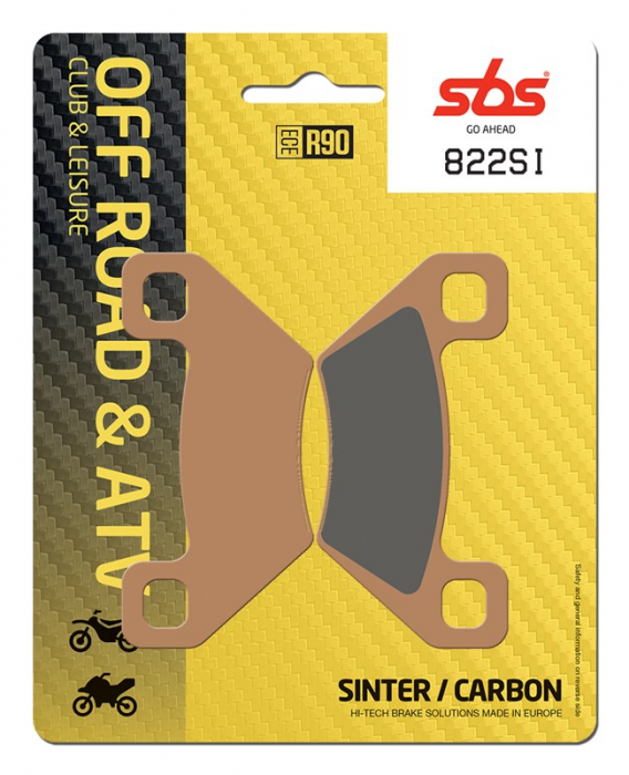 SBS - placute frana 822SI - Offroad & ATV [Sinter / Carbon] [1]
